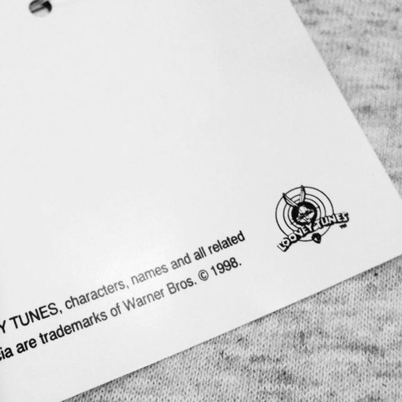 VINTAGE NWT MEN'S 90's LOONEY TUNES SHIRT TAZ HOLIDAZED LARGE TOP VINTAGE 1998* - Picture 5 of 6